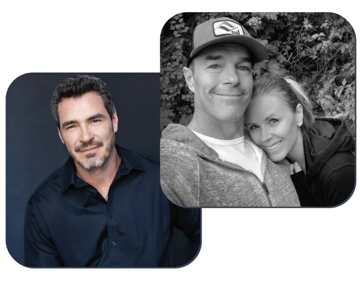Ryan Sutter from The Bachelor and Dan Payne, althlete, comedian film and stage actor and Lyme warrior